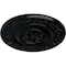 Ekena Millwork Milan Ceiling Medallion, Hand-Painted Black Pearl, 47 5/8"OD x 2 3/4"P CM47MIBPS - alternate 2